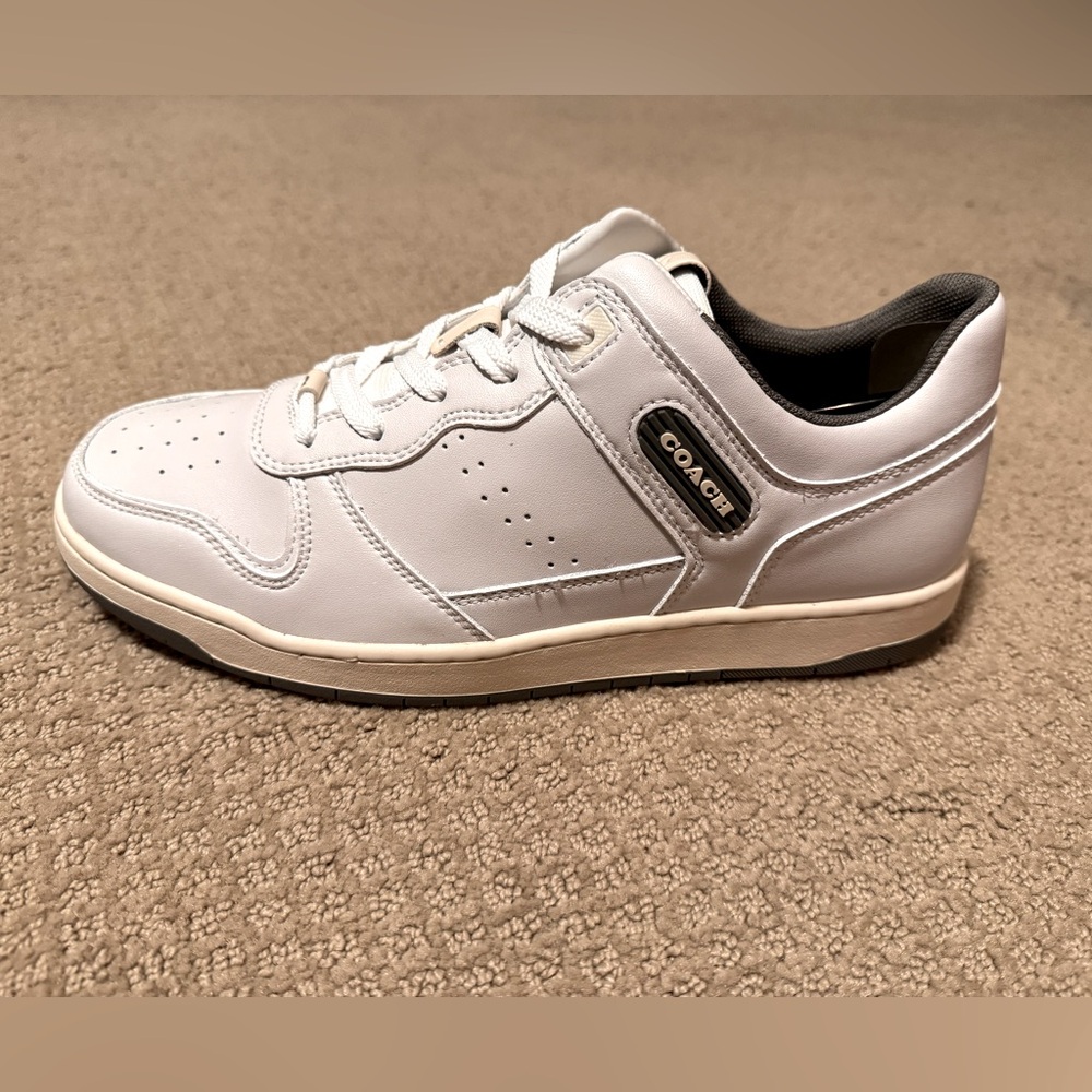 Coach C201 Women’s White Sneakers Size 9.5